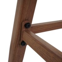 2er-Set Outdoor Rope-Barhocker Metall Holzoptik hellgrau taupe