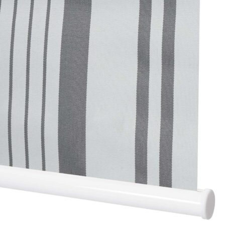 2er-Set Seitenzugrollo blickdicht Sonnenschutz 100x160cm grau/weiss
