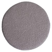 2er-Set Sitzhocker höhenverstellbar drehbar Bouclé Ø37cm taupe