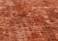 2er-Set Sitzhocker höhenverstellbar drehbar Chenille 37cm terrakotta