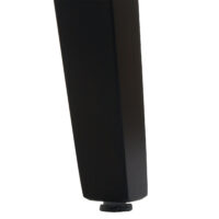 2er-Set Esszimmerstühle Stoff Massivholz terracotta-braun