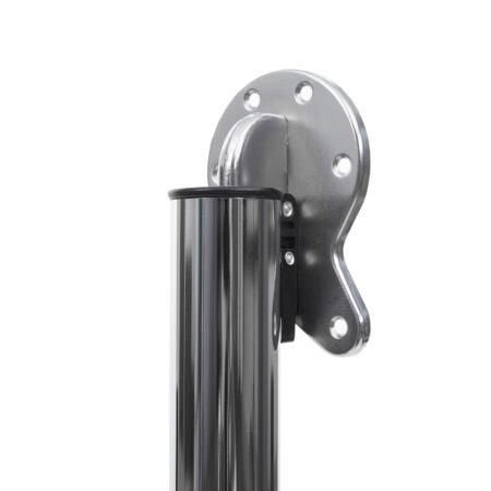 2er-Set klappbare Tischbeine Edelstahl-Optik für Schreibtisch 72cm