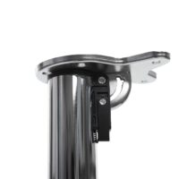 2er-Set klappbare Tischbeine Edelstahl-Optik für Schreibtisch 72cm