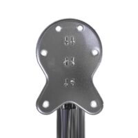 2er-Set klappbare Tischbeine Edelstahl-Optik für Schreibtisch 72cm