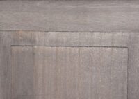 2er-Set Wandgarderobe Holz shabby mit Wandhaken grau-braun