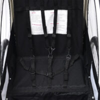2in1 Fahrradanhänger Kinderanhänger Jogger 70 x 58 x 55 cm