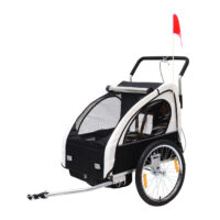 2in1 Fahrradanhänger Kinderanhänger Jogger 70 x 58 x 55 cm