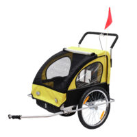 2in1 Fahrradanhänger Kinderanhänger Jogger Kinderfahrradanhänger