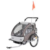 2in1 Fahrradanhänger Kinderanhänger Jogger Kinderfahrradanhänger
