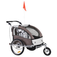 2in1 Fahrradanhänger Kinderanhänger Jogger Kinderfahrradanhänger