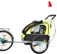 2in1 Fahrradanhänger Kinderanhänger Jogger Kinderfahrradanhänger