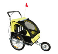 2in1 Fahrradanhänger Kinderanhänger Jogger Kinderfahrradanhänger