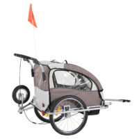2in1 Fahrradanhänger Kinderanhänger Jogger Kinderfahrradanhänger