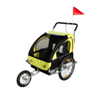 2in1 Fahrradanhänger Kinderanhänger Jogger Kinderfahrradanhänger