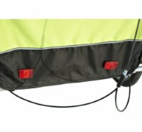 2in1 Fahrradanhänger Kinderanhänger Jogger Kinderfahrradanhänger Grün-Schwarz