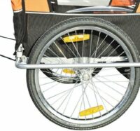2in1 Fahrradanhänger Kinderanhänger Jogger Kinderfahrradanhänger Orange