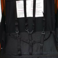 2in1 Fahrradanhänger Kinderanhänger Jogger Kinderfahrradanhänger Orange