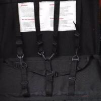 2in1 Fahrradanhänger Kinderanhänger Jogger Kinderfahrradanhänger Rot-schwarz