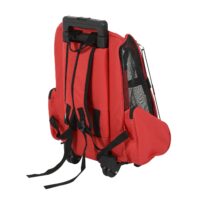 2in1 Hunde Trolley Tragetasche Hunde Rucksack rot