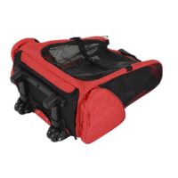 2in1 Hunde Trolley Tragetasche Hunde Rucksack rot