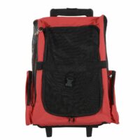 2in1 Hunde Trolley Tragetasche Hunde Rucksack rot