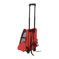 2in1 Hunde Trolley Tragetasche Hunde Rucksack rot