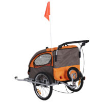 2in1 Kinderanhänger Fahrradanhänger Jogger Kinderfahrradanhänger