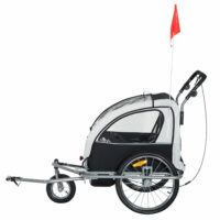 2in1 Kinderanhänger Fahrradanhänger Jogger Kinderfahrradanhänger