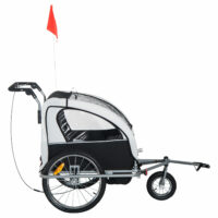 2in1 Kinderanhänger Fahrradanhänger Jogger Kinderfahrradanhänger