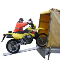 2x Alu Auffahrrampe 200cm 400kg Motorradrampe Verladerampe