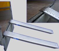 2x Alu Auffahrrampe 200cm 400kg Motorradrampe Verladerampe