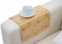 2x Armlehnen-Ablage Sofa-Butler Bambus flexibel 45x30cm