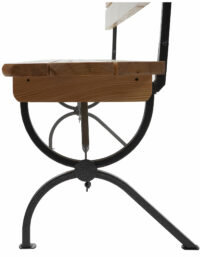 2x Bank Festbank Linz mit Lehne für Festzeltgarnitur ~ 180 cm