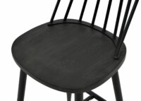 2x Barhocker Industrial Chic Massivholz anthrazit