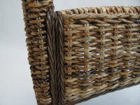 2x Esszimmerstuhl BALI Bananengeflecht dunkel mit Kissen