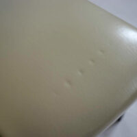 2x Esszimmerstuhl Chesterfield Stuhl Nieten schwarz dunkle Beine