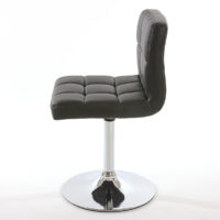 2x Esszimmerstuhl Kavala Chrom ~ schwarz