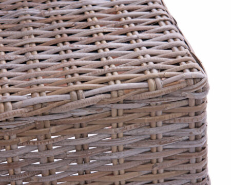 2x Esszimmerstuhl Kubu-Rattan ~ mit Sitzkissen