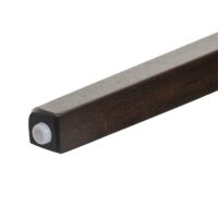 2x Esszimmerstuhl, Küchenstuhl, Stoff/Textil Massiv-Holz dunkles Gestell, dunkelgrau