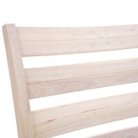 2x Esszimmerstuhl Küchenstuhl, Stoff/Textil Massiv-Holz ~ helles Gestell, grau