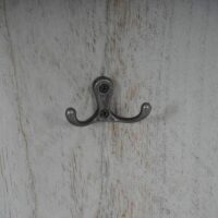 2x Garderobe Wandgarderobe ~ grau