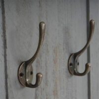 2x Garderobe Wandgarderobe ~ grau