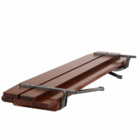 2x Gastronomie Gartenbank mit Lehne Linz ~ 180 cm