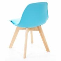 2x Kinderstuhl Kinderhocker 55x38x39cm blau