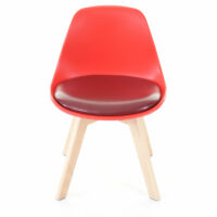 2x Kinderstuhl Kinderhocker 55x38x39cm rot