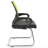 2x Konferenzstuhl Bürostuhl Besucherstuhl ~ grün