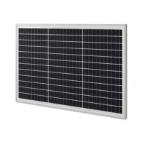 2x Solarpanel Monokristallin - 50W 18V für 12V Batterien Photovoltaik