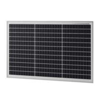2x Solarpanel Monokristallin - 50W 18V für 12V Batterien Photovoltaik