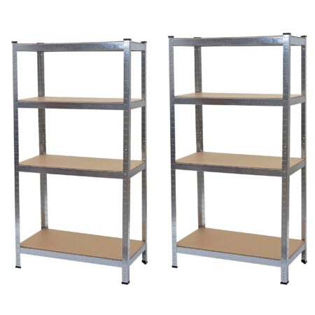 2x Steckregal Werkstattregal Traglast 320kg 160x80x40cm verzinkt