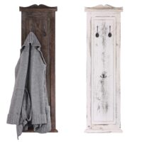 2x Wandgarderobe Shabby 109cm Vintage ~ weiss